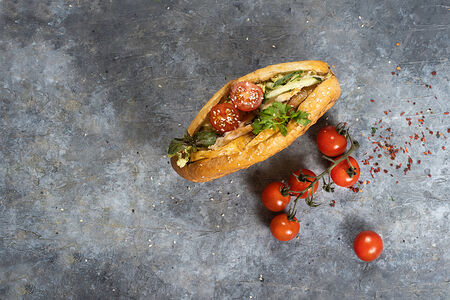 Двойной Роб Рой в чиабатте с филе цыпленка