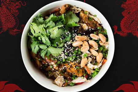 Лапша с морепродуктами