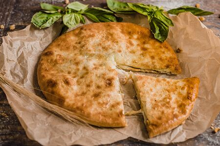 Осетинский пирог со шпинатом