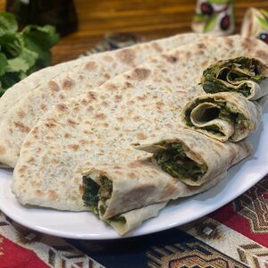 Жингялов хац кутаб с зеленью