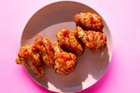 Крылья куриные в соусе BBQ