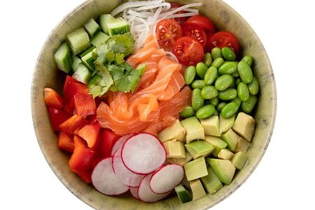 Поке с лососем