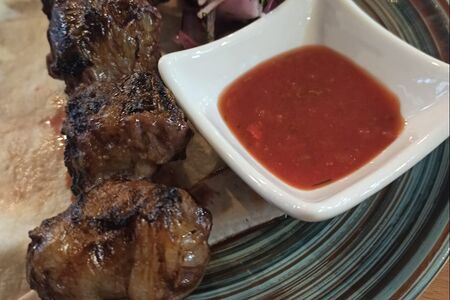 Печень говяжья в жировой сетке