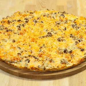 Пицца С корейской морковью и опятами