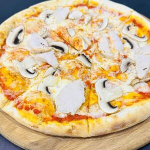 Цыплёнок и грибы