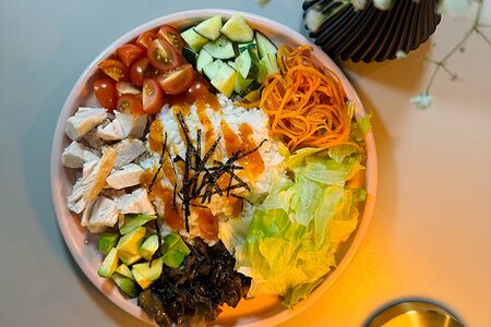 Поке с курицей