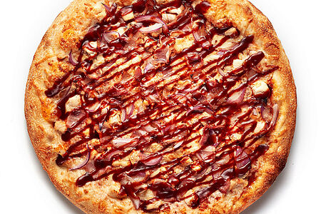 Цыпленок барбекю тонкое тесто