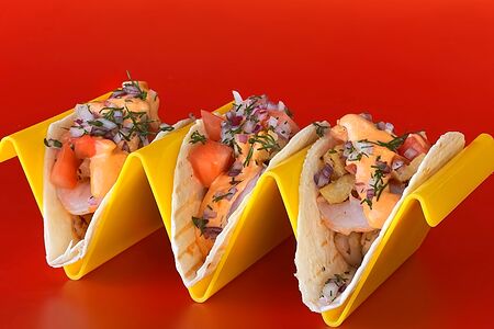 Тако с креветками