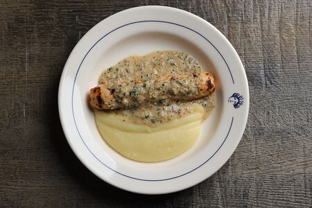 Крабовый сосисон, термидор