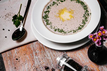 Крем-суп из шампиньонов