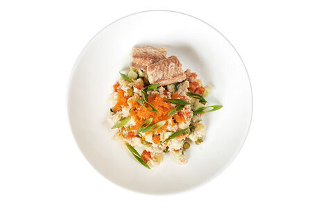 Оливье с горбушей