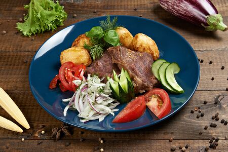 Казан-кебаб с говядиной Халяль