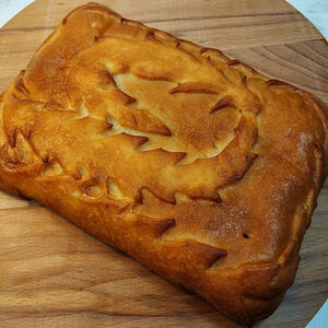 Пирог с капустой и яйцом