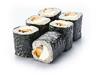 Ролл с угрем и сливочным сыром