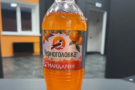 Черноголовка с мандарином