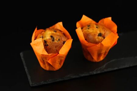 Маффин апельсиновый с шоколадом