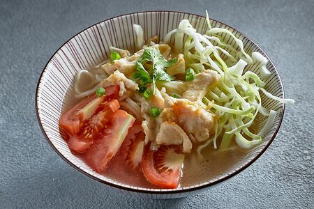 Суп рамен с курицей