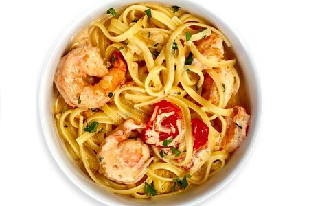 Баветте с креветками