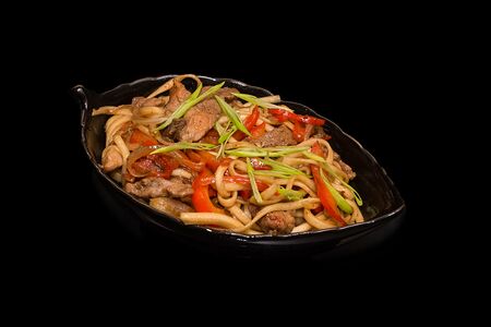 Удон с курицей