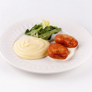 Куриные котлетки с картофельным пюре