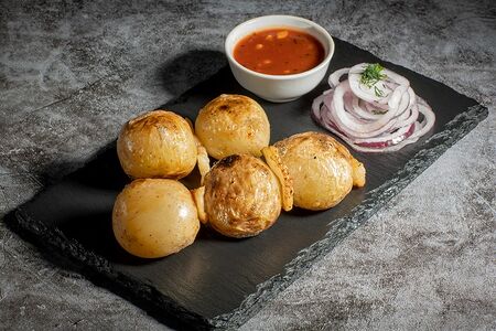 Картофель с курдюком