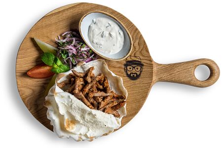 Шаурма открытая куриная