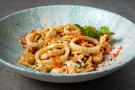 Удон с морепродуктами