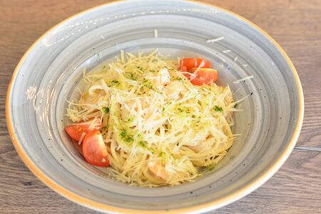 Паста с креветками