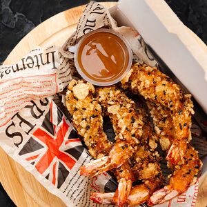 Нежные креветки в кляре