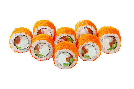 Ролл Острый с креветкой и лососем