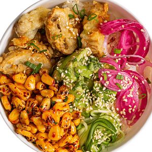 Поке грибы темпура