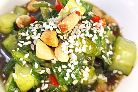 Салат Битые огурцы