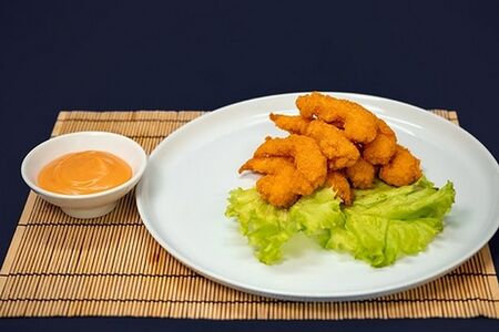 Креветки темпура