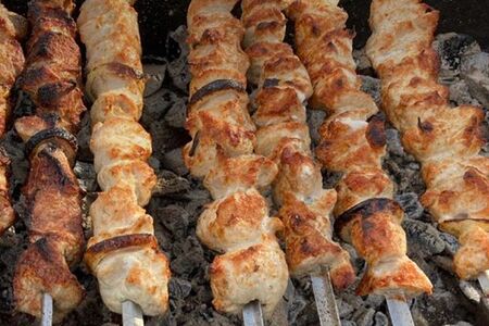 Шашлык из куриной грудки