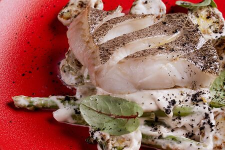 Запеченное филе палтуса