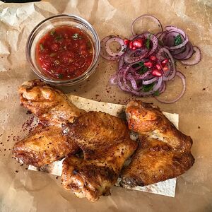 Крылышки на углях