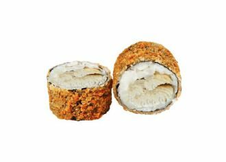 Жареный ролл с курицей