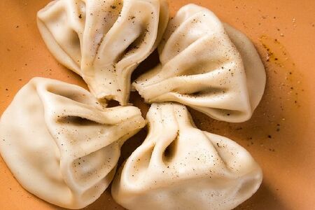 Хинкали с сыром и с картошкой варенные