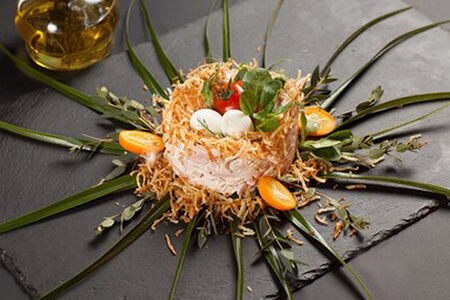 Салат Перепелиное гнездо