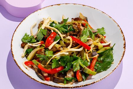 Гриль-салат с индейкой