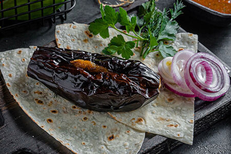 Шашлык из баклажана