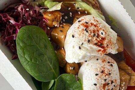 Тост с курочкой терияки