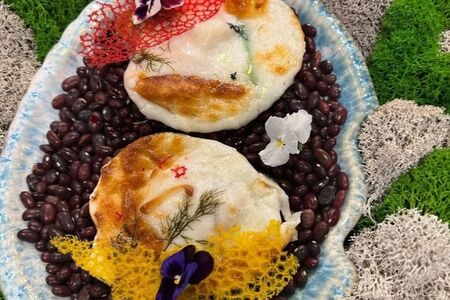 Морские гребешки жаренные на гриле