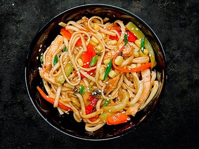 Wok с курицей