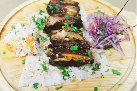 Шашлык из свиных ребер