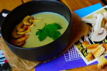 Грибной суп-пюре из шампиньонов