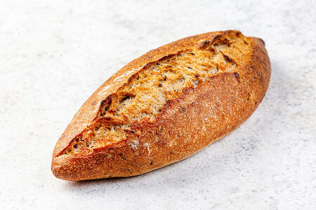 Хлеб Кампань с семенами льна. Пекарня