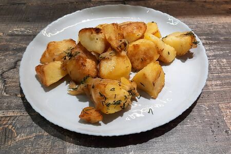 Картофель обжаренный