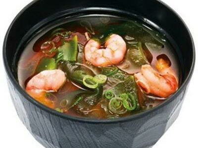 Мисо-суп с креветкой