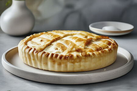 Пирог с капустой и шампиньонами